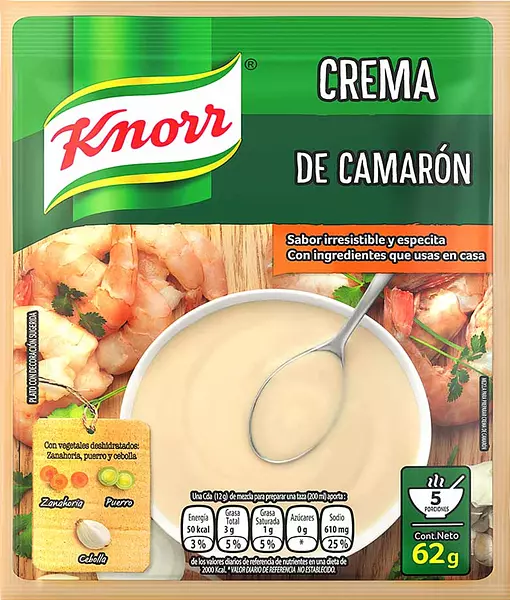 Crema Knorr X62 Gr Camarones