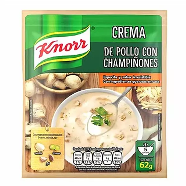 Crema Knorr X62 Gr Pollo /Champiñon