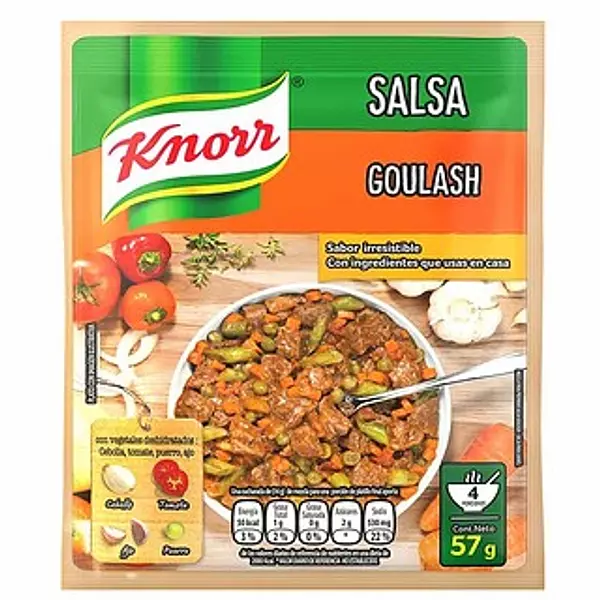 Salsa Knorr Prepa Goulash X57 Gr