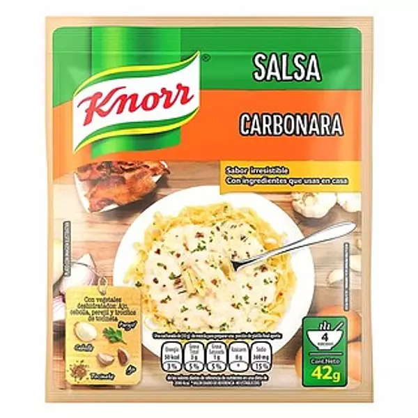 Salsa Knorr Prepa Carbonara X42 Gr