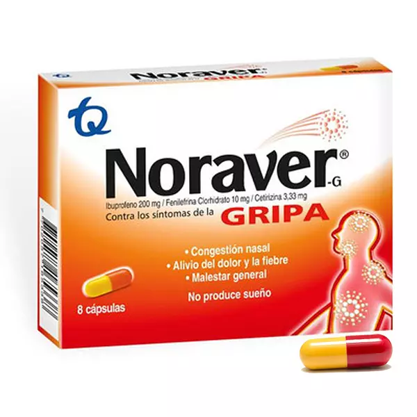 Noraver Gripa Capsula X8