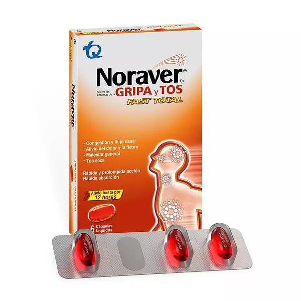 Noraver Gripa Fast Total X6