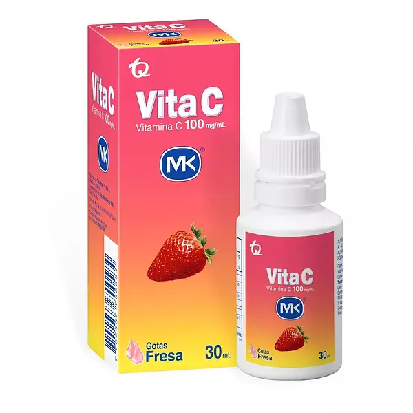 Vitamina C Gotas Fresa Fcox30ml