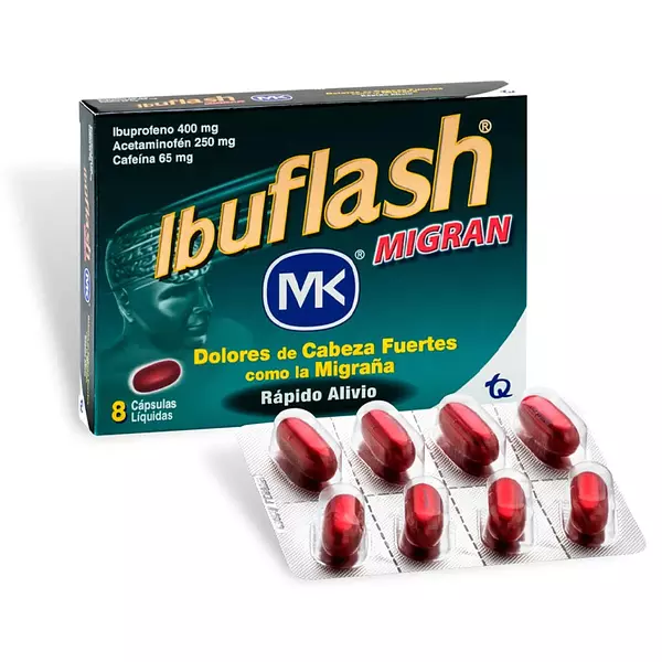 Ibuflash Mk Migran X8 Capsulas