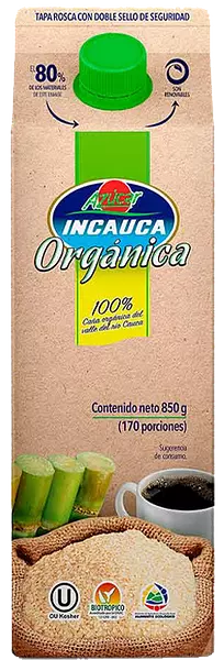 Azucar Organica Incauca Tetra x 850gr