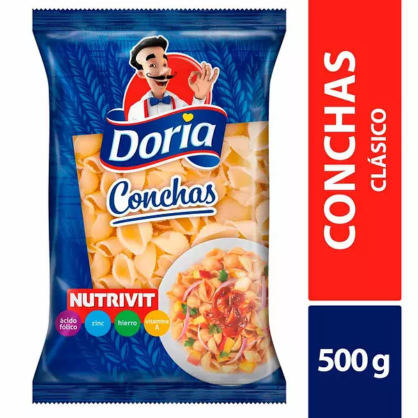 Pasta Doria Conchas x 500gr