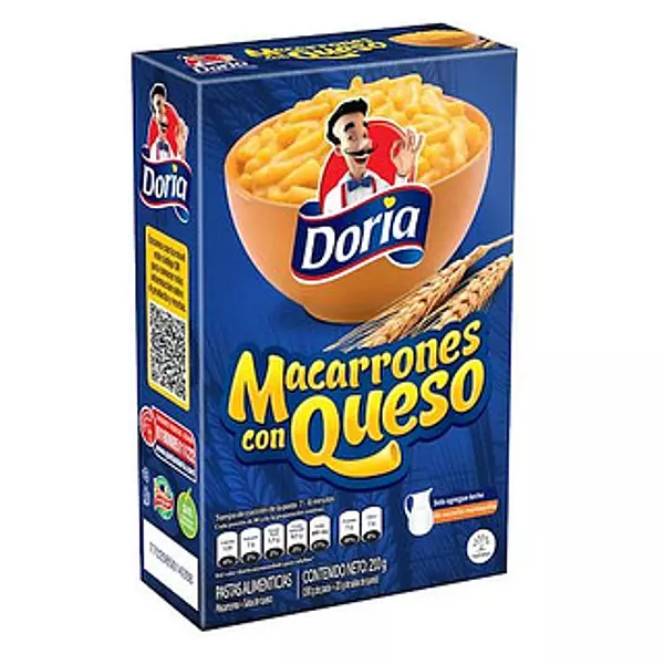 Macarron Inst Doria Queso*210gr