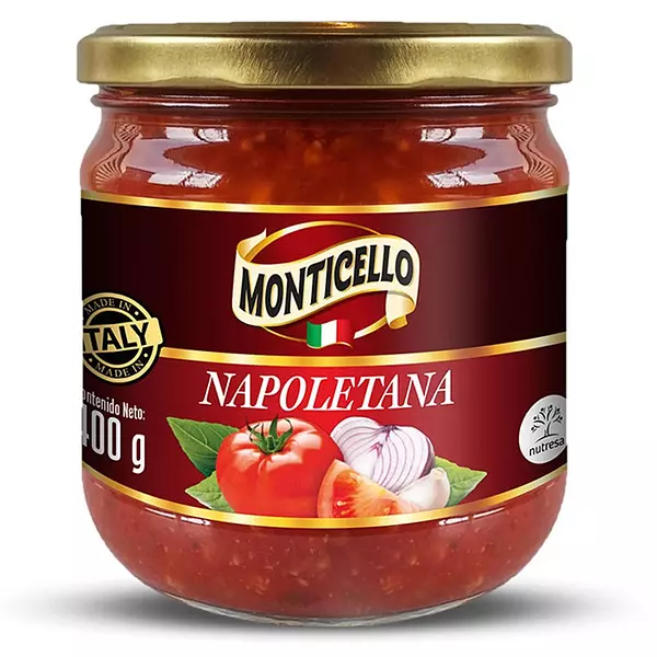 Salsa Monticello Napolitana X400gr