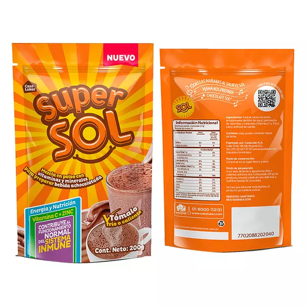 Chocolate Sol Ins Polv 200gr