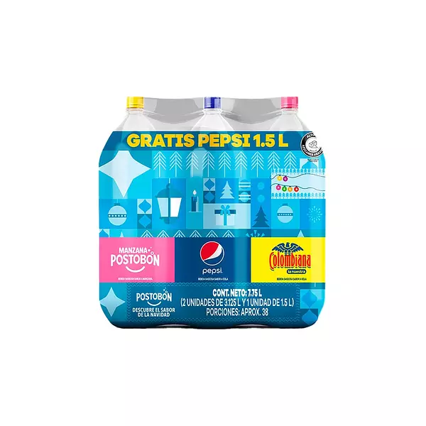 Gaseosa Post 2x 3.25lt+1pepsi 1.5lt