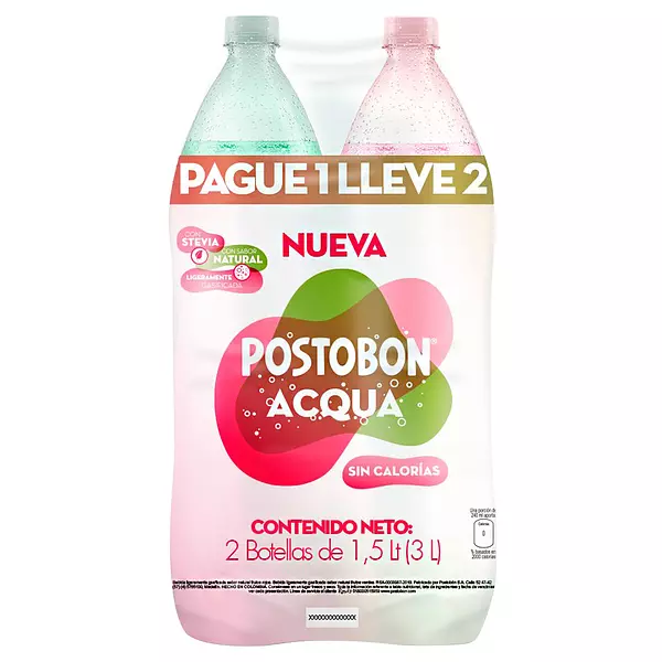 Duo Gaseosa Acqua 1.5lt Pg1 Ll2