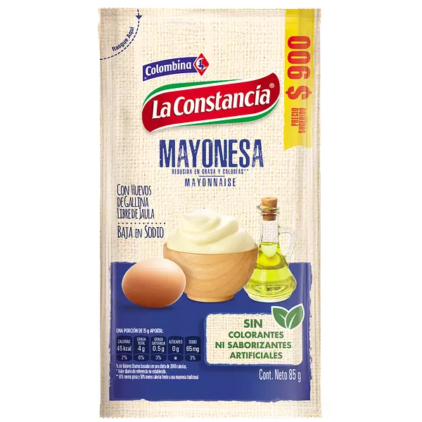 Mayonesa Contancia 85gr