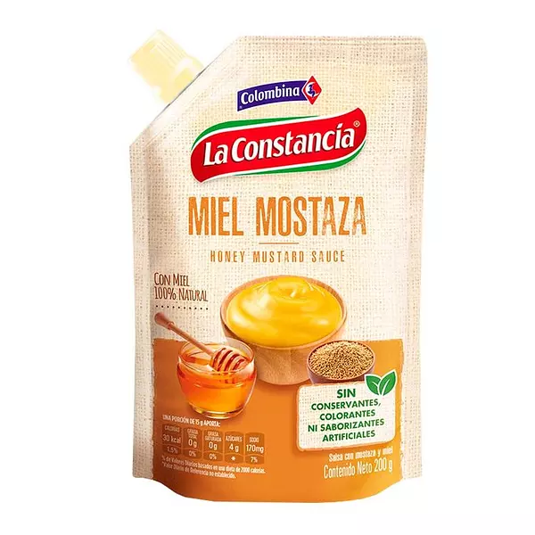 Mostaza Miel X200gr Constancia