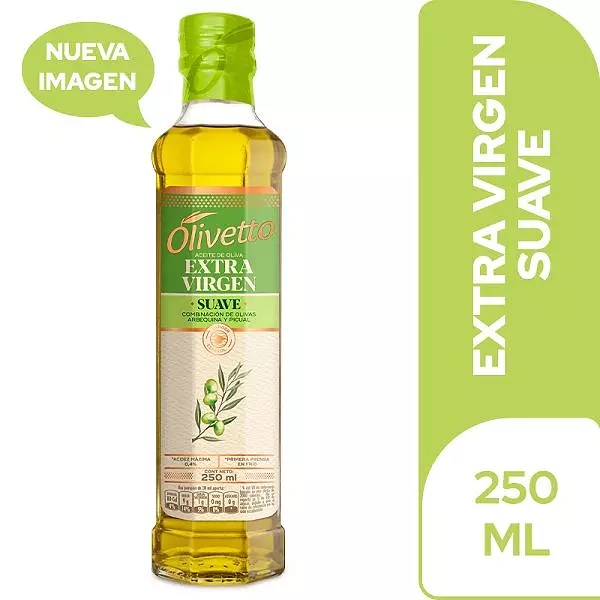 Aceite Olivetto Ext Vir Suave 250ml