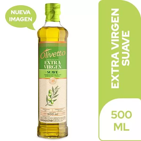 Aceite Olivetto Ext Vir Suave 500ml