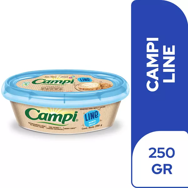 Margarina Campi Light X250