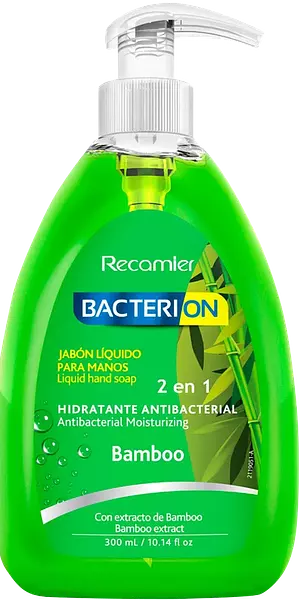 Jabon Liquido Bacterion 2 de 1 Bambu