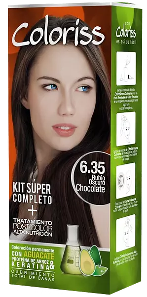 Tinte Coloriss Kit N°6.35 Chocolate