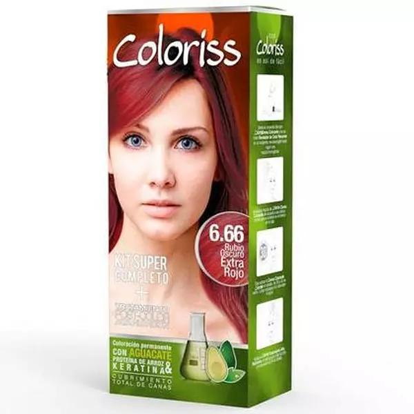 Tinte Coloriss Kit #6.66 x 50gr