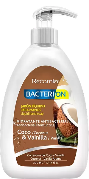 Jabon Liq Bacterion Vainill-Coco X300