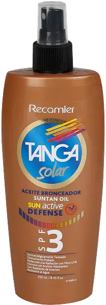 Aceite Bronceador Tanga Spf 3