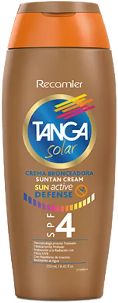 Crema Bronceadora Tanga Spf 4