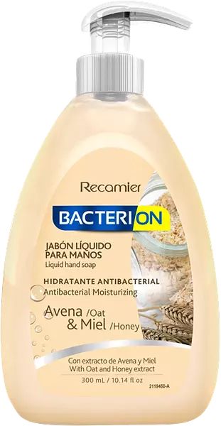 Jabon Liq Bacterion Avena Miel X300