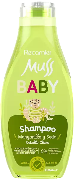 Shampoo Muss Baby Manzanilla 400ml