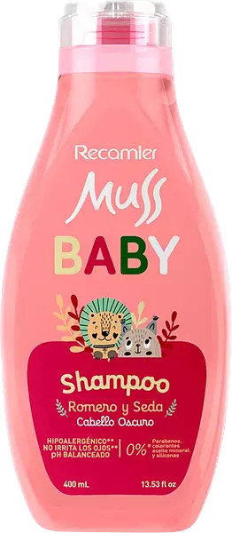 Shampoo Muss Baby Romero Y Seda 400ml