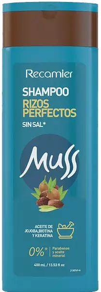 Shampoo Muss Rizos Perfectos 400ml