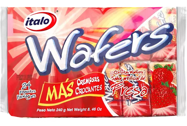 Wafer Italo X240gr X24 Fresa