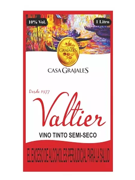 Vino Grajales Tinto Semiseco Tetrabick