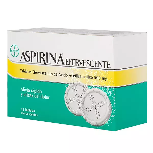 Aspirina Efervec 500mg 150 X12ta