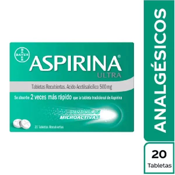 Aspirinas Ultra X500grx20 Tab