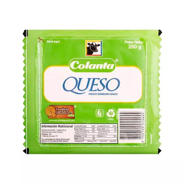 Queso Blanco Colanta X250gr