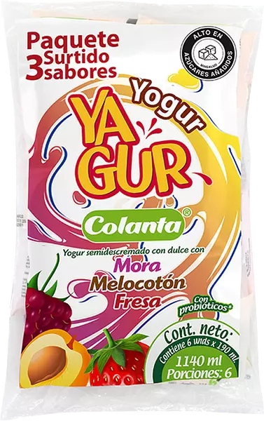 Yogurt Bolsa Colanta X190 X6