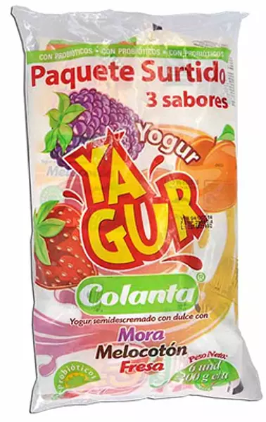 Yogurt Bolsa Colanta X200 X6