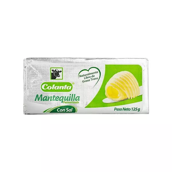 Mantequilla Colanta con Sal X125