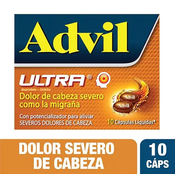 Advil Ultra X10 Capsulas