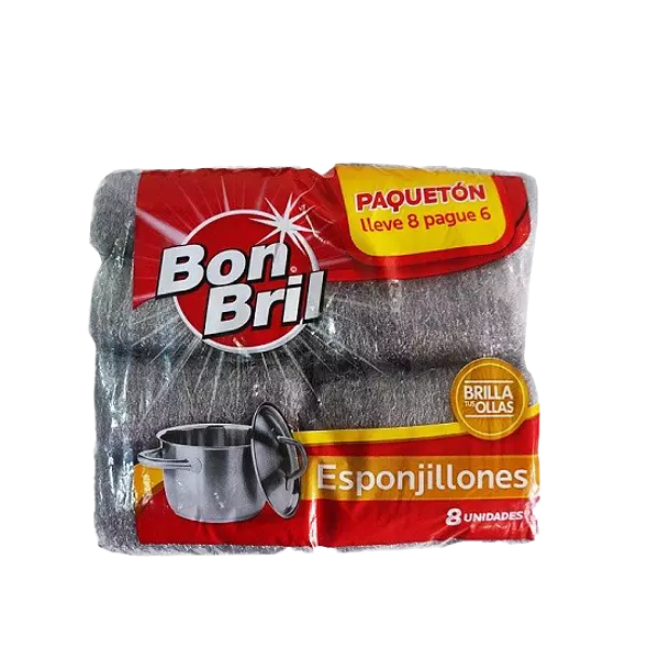 Esponjilla Bonbril x 8 Und