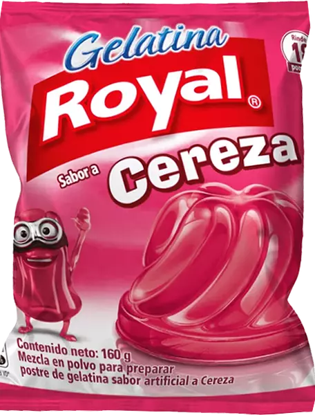 Gelatina Royal Cereza X160g