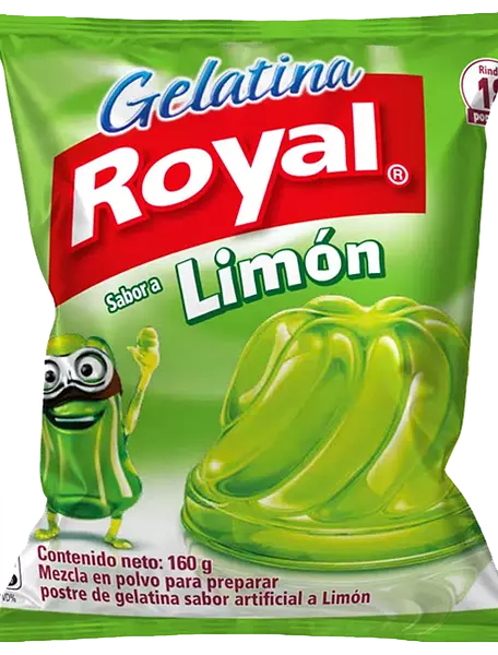 Gelatina Royal Limon X160g