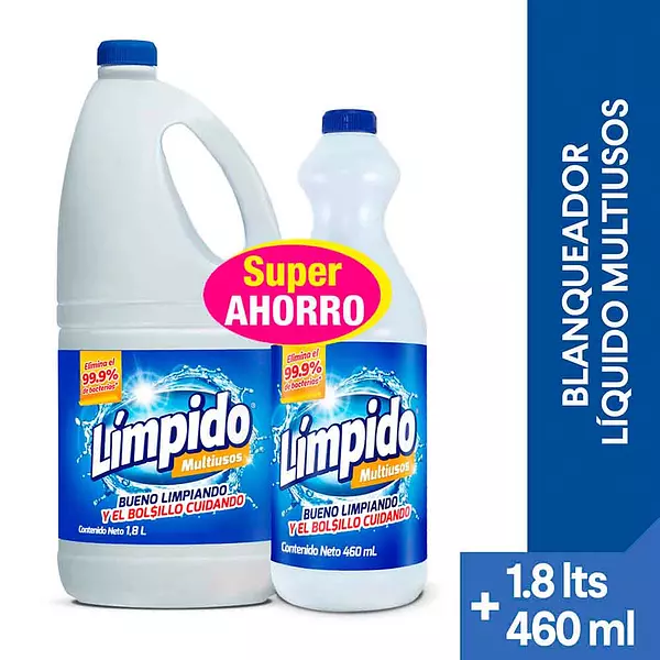 Limpido Reg X1800ml+ Reg 460ml Pes