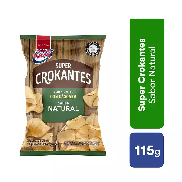 Papas Super Crokantes Natur 115gr