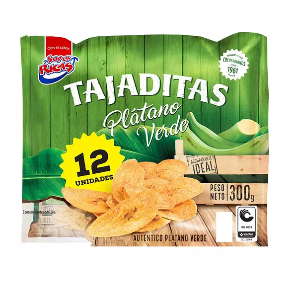 Tajaditas Superricas 25gr X12