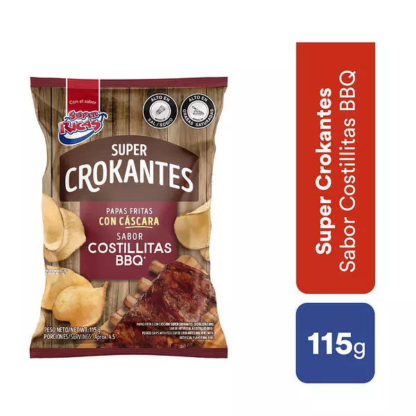 Papas Super Crokant Cost Bbq 115gr