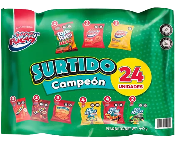 Surtido Super Ricas Campeon X466gr