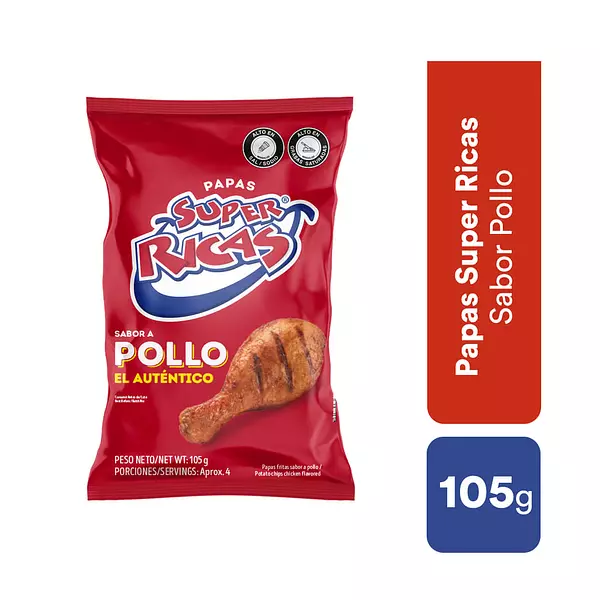 Papas Pollo Super Ricas 105gr