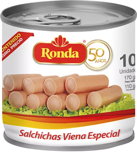 Salchicha Viena Ronda X170gr X12