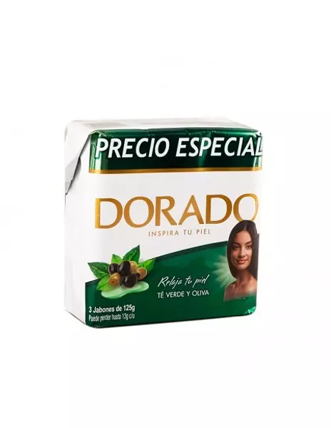 Jabon Dorado X3 X125 Vte Verde Oliva